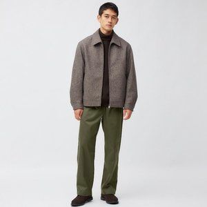 Gu uniqlo unisex chef pants chinos - olive